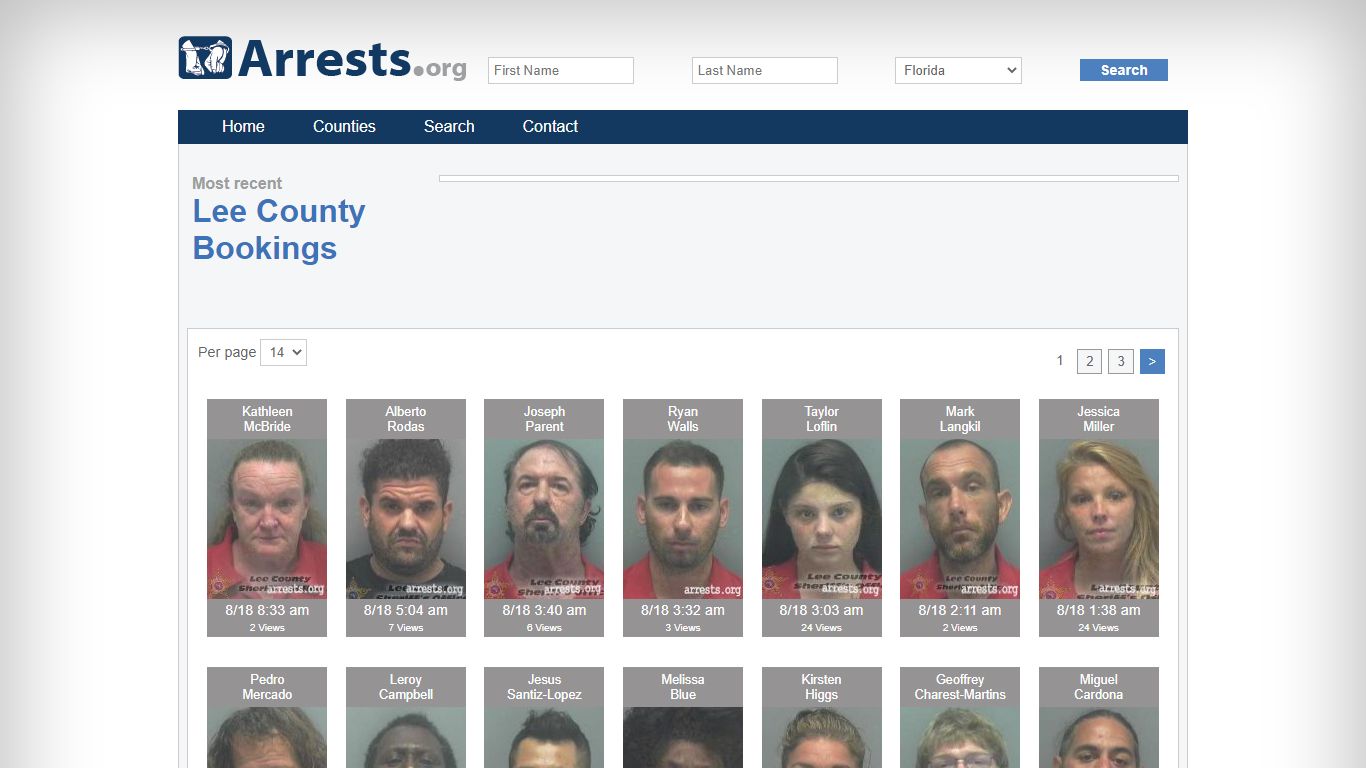 Lee County Arrests and Inmate Search